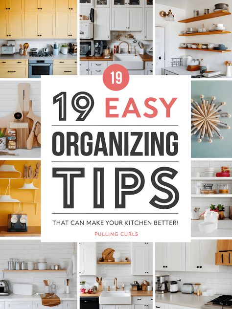 Struggling to keep your kitchen organized with limited space? Practical Kitchen Ideas Organizing can help you optimize every inch. Save this pin to improve your Kitchen Layout Organization and make meal prep easier with these home hacks. Best Kitchen Organization Layout, How To Organize Your Kitchen, How To Organize Kitchen, Practical Kitchen Ideas, Kitchen Organizing Hacks, Diy Kitchen Organization Ideas, Easy Kitchen Organization, Beautiful Organization, Kitchen Organization Tips