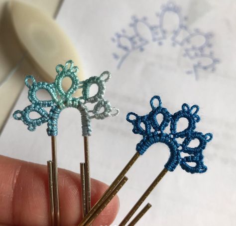 Needle Tatting Earrings Free Pattern, Tatted Flowers Free Pattern, Shuttle Tatting Patterns Free Tutorials, Tatting On Paperclips, Needle Tatting Patterns Free Tutorials, Shuttle Tatting Patterns Free Beginners, Tatting Patterns Free Shuttle, Needle Tatting Patterns Free, Tatting Patterns Free Beginners