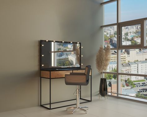 Beauty Studio Ideas, Mua Studio, Lash Room, Salon Ideas, Makeup Studio, Beauty Studio, Beauty Salon, Loft, Vanity