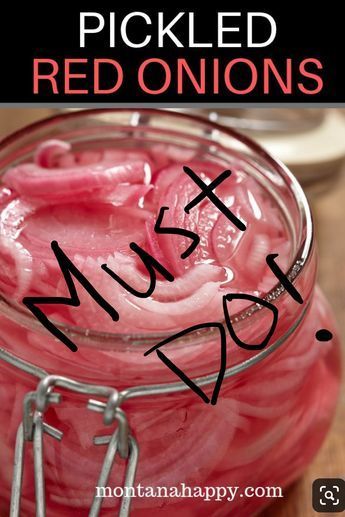 Pickled Red Onions Recipe, Easy Pickling Recipes, Pickled Vegetables Recipe, Red Onion Recipes, Quick Pickled Red Onions, Home Canning Recipes, Quick Pickled, Fermentation Recipes, Pickled Veggies