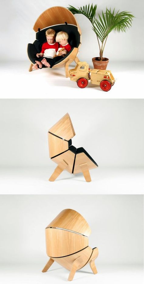 45 Unusual Chair Designs (Best Examples of Craftsmanship) - Bored Art Kids' Furniture, Childrens Furniture, Cheap Furniture, Furniture Inspiration, Kids Chairs, A Chair, Unique Furniture, Kids Decor, Childrens Room