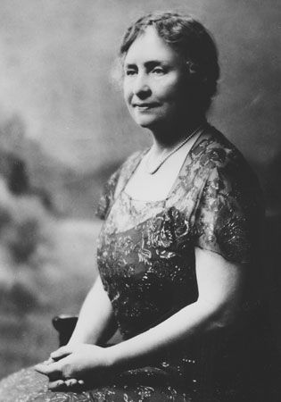 Helen Keller: American author and educator (1880-1968) | Britannica.com Helen Keller Biography, Hellen Keller, Helen Keller Quotes, Anne Sullivan, The Miracle Worker, William Gibson, Education Facts, Historical People, Extraordinary Women