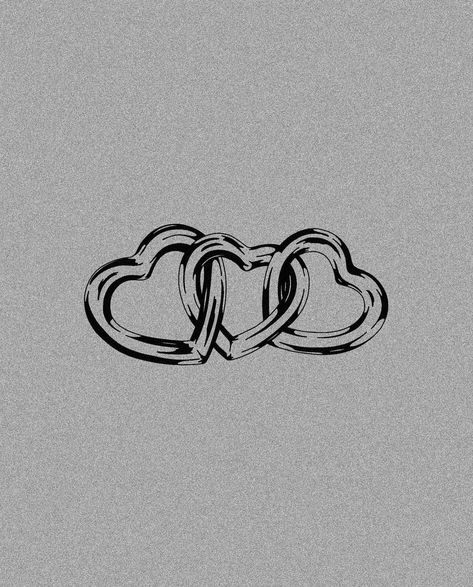 Heart Necklace Drawing, Fun Heart Tattoo, Chain Of Hearts Tattoo, Heart Link Tattoo, Linked Hearts Tattoo, Cool Heart Tattoos, Heart Chain Tattoo, 4 Hearts Tattoo, 07 Tattoo