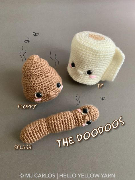 Crochet Poop, Otter Amigurumi, Crochet Otter, Single Crochet Decrease, Crochet Decrease, Toys Crochet, Crochet Stitches For Beginners, Yarn Tail, Quick Crochet