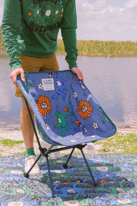 Camp Chairs, Parks Project, Camp Chair, Camping Chairs, A Park, Chair Fabric, Happy Campers, Camping & Hiking, Camping Gear