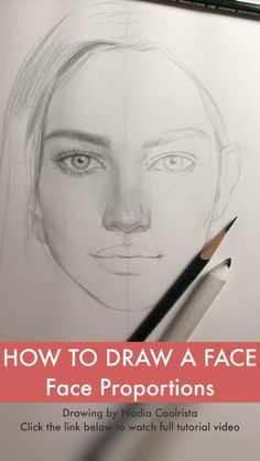 Face Proportions Drawing, Draw A Face, Face Proportions, Drawing Hands, 얼굴 드로잉, Drawing Tutorial Face, Seni Dan Kraf, 얼굴 그리기, Face Face