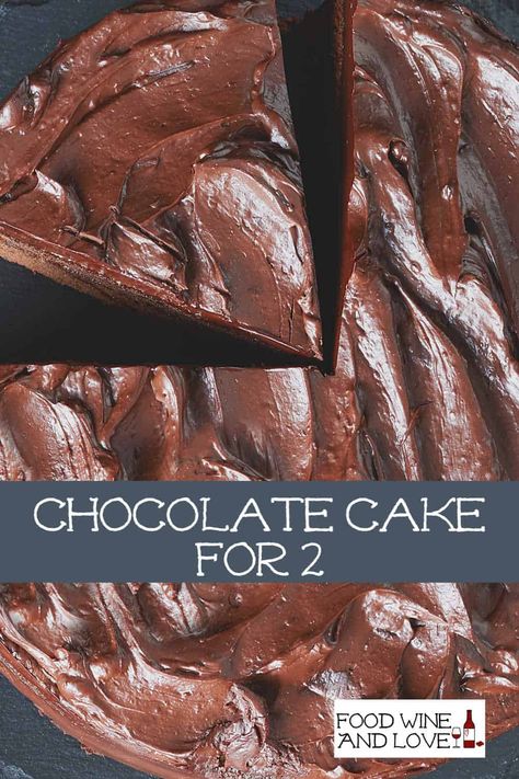 Delicious Chocolate Cake For Two #chocolate #cake #recipe #yummy #romantic #easy Chocolate Cake For 2, Chocolate Cake For Two, Recipes Ramen, Cake For Two Recipe, Recipes Eggplant, Recipes Tofu, Recipes Lasagna, Recipes Spaghetti, Cake For Two