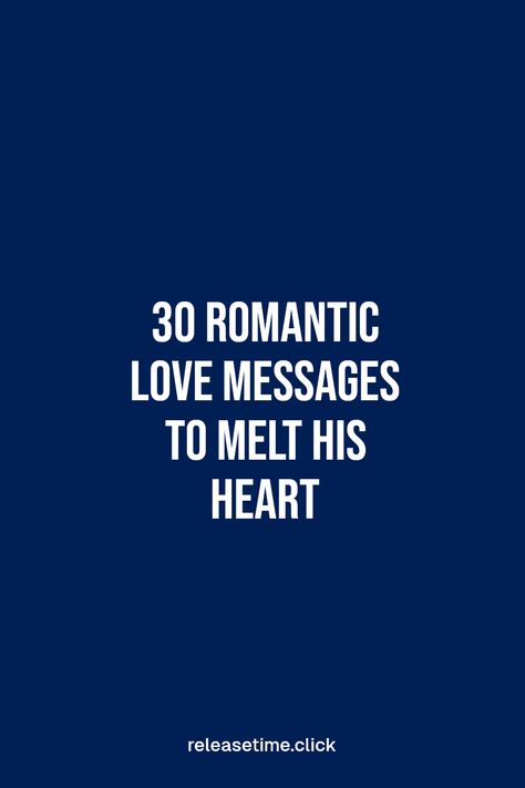 Looking to sweep him off his feet? Discover these 30 heartwarming romantic love messages that are sure to melt his heart! Perfect to express affection, adoration, and gratitude, these messages are ideal for texting, writing a card, or whispering sweet nothings. Whether you want a heartfelt note or a playful confession of love, this list caters to all styles. Adding a touch of love to your relationship has never been easier! Get ready to deepen your connection and spread the love! Love Confessions Text Messages, Love Messages For Him, Sweet Love Notes, Conversation Starters For Couples, Love Confessions, Appreciation Message, Romantic Poems, Love Message For Him, You Drive Me Crazy