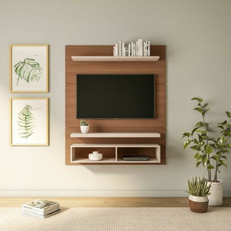 Simple Tv Unit Design, Bedroom Tv Unit Design, Small Tv Unit, Modern Tv Unit Designs, Bedroom Tv Wall, Tv Unit Design Modern, Simple Tv, Tv Unit Decor, Tv Unit Furniture Design