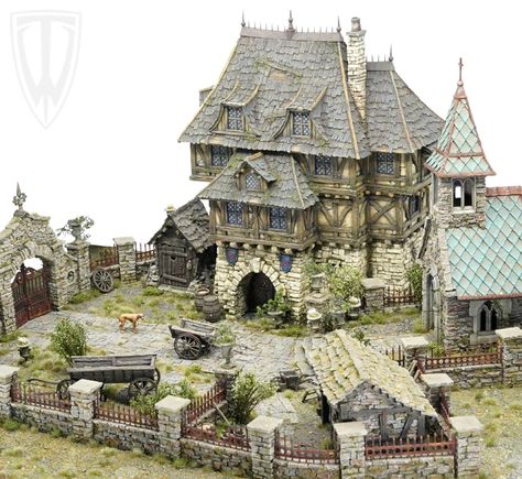 Tabletop World's Graveyard - 28-32mm modular resin terrain by Tabletop ltd — Kickstarter Tabletop World, Fantasy Terrain, Dnd Decor, D&d Terrain, Dnd Tabletop Terrain, Malifaux Terrain, Dnd Modular Terrain, Mordheim Terrain Buildings, Wargaming Table