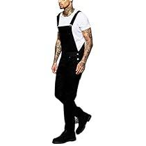 Large Men Fashion, Overalls For Men, Tall Men Fashion, Distressed Overalls, Black Suspenders, Overalls Men, Overalls Outfit, Suspender Pants, Bib Overalls