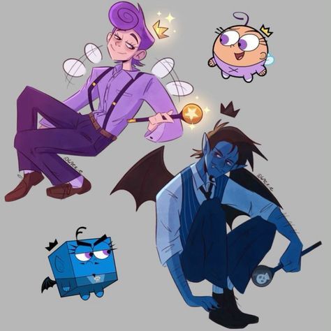 Fairly Odd Parents Periwinkle, Fairy Oddparents Peri, Irep Fairly Odd Parents, Peri X Irep, The Fairly Oddparents Fanart, Peri Fanart, Poof Fairly Odd Parents, Peri Fairly Odd Parents, Fairy Oddparents