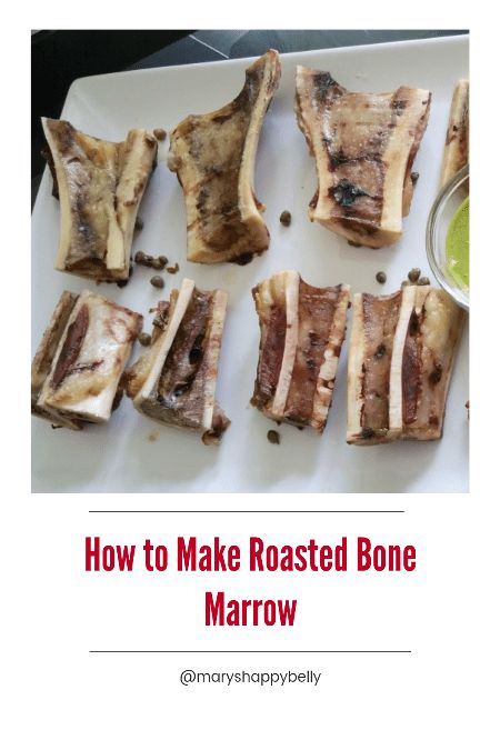 [Recipe] How to make roasted bone marrow - Mary's Happy Belly Marrow Bones For Dogs, Beef Bone Marrow, Beef Marrow Bones, Roasted Bone Marrow, Roasted Beef, Happy Belly, The Butcher, Beef Bones, Bone Marrow