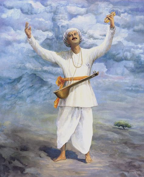 Tukaram (1577–1650) was a prominent Varkari Sant and spiritual poet of the Bhakti. He is often referred to with an honorific, Sant Tukaram. Sant Tukaram Maharaj, Tukaram Maharaj, Sant Tukaram