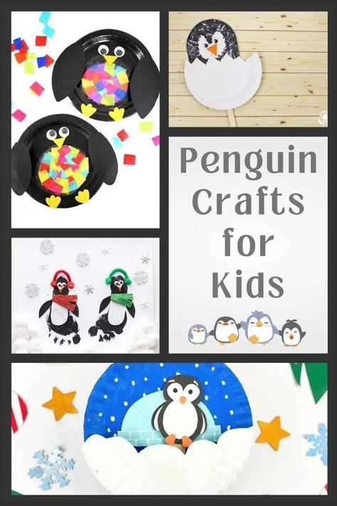 This list of 37 penguin crafts for kids will ignite their creativity and provide an excellent opportunity for them to learn about penguins and their habitats. From paper plate penguin crafts to pengiun puppet crafts, this collection offers various winter kids projects suitable for kids of all ages. Each penguin activity is easy to follow and enjoyable, ensuring hours of creative fun. Make sure to try all our winter animal crafts for kids and winter crafts for kids. Simple Penguin Craft, Winter Animal Crafts For Kids, Penguin Crafts For Kids, Paper Plate Penguin, Penguin Crafts Preschool, Snowy Owl Craft, Arctic Animals Crafts, Winter Animal Crafts, Paper Cup Crafts