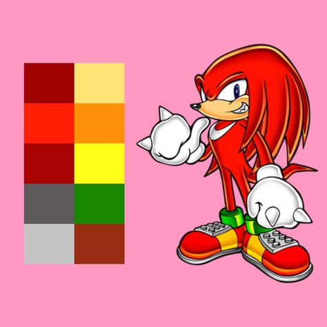 Sonic Color Palette, Knuckles Drawing Sonic, Sonic Colors Fanart, Sonic Colors Ultimate, Sonic The Hedgehog Knuckles Art, Shadow Fanart, Sonic Design, Sonic X Shadow Fanart, Sonic Characters