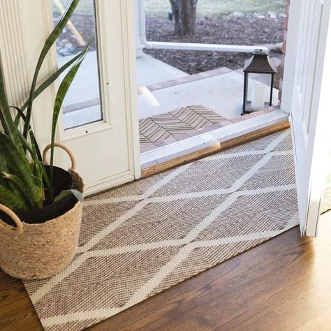 #organization #laundryroomdecor #laundryroomdesign Front Door Rugs Indoor Patio, Indoor Double Door Rug, Doormat Inside Front Door, Front Door Mat Inside, Large Front Door Rugs Outdoor, Door Mat Ideas Indoor, Backdoor Rugs Indoor, Indoor Door Mats Farmhouse, Patio Door Mat