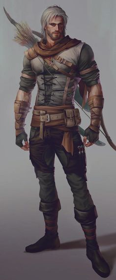 Fantasy Archer Male, Male Character Concept Art, Viking Character Art, Viking Character Design Male, Dnd Rogue Character Design, Archer Character Design, Warrior Character Design Male, Character Concept Art Male, Rogue Character Design