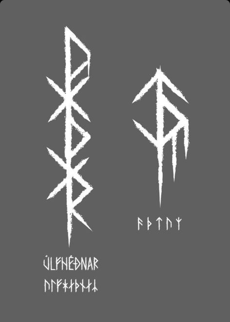 Ulfhednar Tattoo, Viking Symbols And Meanings, Slavic Tattoo, Viking Tattoo Symbol, Ancient Tattoo, Rune Tattoo, Pretty Hand Tattoos, Norse Runes, Norse Tattoo