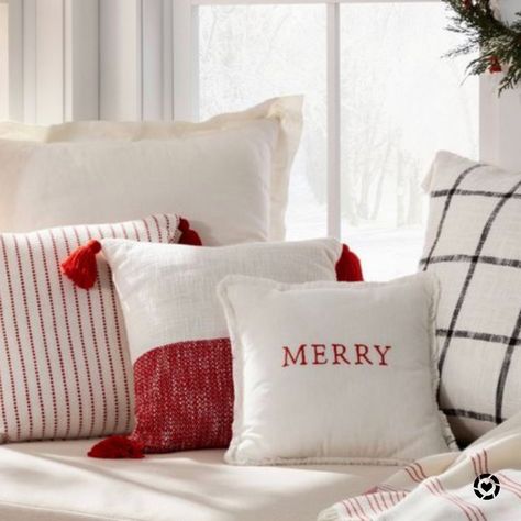 Christmas Pillow Ideas, Christmas Decor Target, Dream Flat, Posting Ideas, Seasonal Pillows, Christmas Cushion, Holiday 2024, Product Shoot, Christmas Bedroom