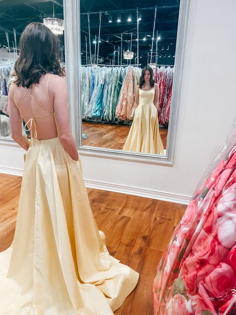 Yellow Pastel Prom Dress, Soft Yellow Dress Prom, Aesthetic Yellow Prom Dress, Prom Dresses 2024 Yellow, Pale Yellow Prom Dress, Light Green Qnd Yellow Prom Dress, Pastel Yellow Prom Dress Ball Gowns, Pastel Yellow Prom Dress, Light Yellow Prom Dress