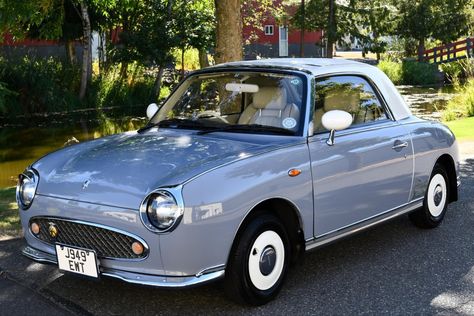 1991 Nissan Figaro 1991 Nissan Figaro, Nissan Figaro, Old Vintage Cars, Pretty Bike, Japanese Market, Pretty Cars, Car Colors, Dream Garage, Classic Cars Vintage