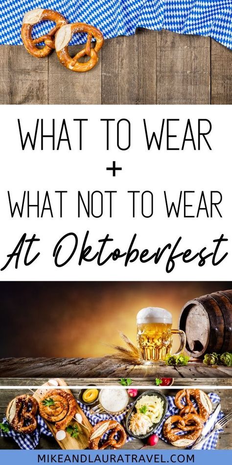 Traveling to Munich to attend the biggest beer festival in the world? Be sure to dress the part. Use this guide to decide on what to wear and what not to wear to Oktoberfest in Germany. #oktoberfest #travel Munich Octoberfest Oktoberfest, Germany In October Outfits, October Fest Outfit Women, Oktoberfest Outfit Women Diy, Octoberfest Outfits Diy, Oktoberfest Party Outfit, Octoberfest Outfits Women, Octoberfest Germany, Oktoberfest Outfit Casual