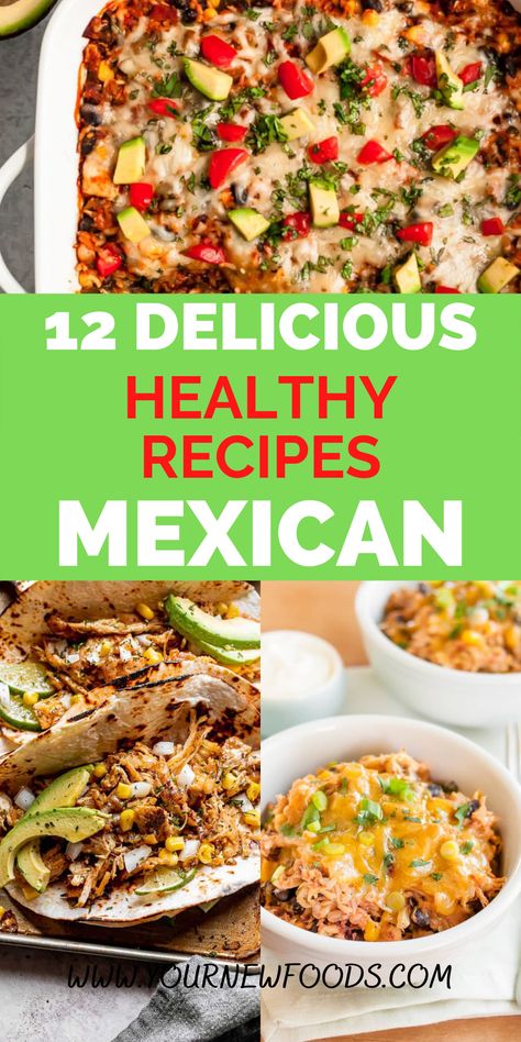 Is Mexican food healthy? Well like any food yes it can be. We have looked at many recipes and compiled 12 of the best, tasty, and healthy Mexican food recipes so you don’t need to. Stunning healthy Mexican food recipes you can make at home. Whether you are trying to lose weight, hosting a party, watching the Super Bowl, or entertaining. Why not make these healthy Mexican recipes when having a BBQ, they are also perfect for family meals, holidays & all year round. Which will be your favorite? Cheap Healthy Mexican Meals, Mexican Food Recipes Summer, Meditation Recipes, Mexican Food Recipes Healthy, Healthy Mexican Dinner Recipes, Healthy Mexican Dishes, Healthy Mexican Food Recipes, Basic Nachos Recipe, Mexican Food Healthy