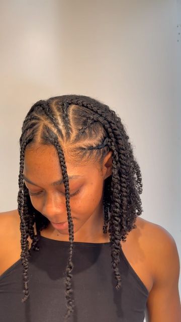 Jenna on Instagram: "a close-up of my hairstyle from vacation ✨" Hairstyle For Vacation, My Hairstyle, Cornrows Natural Hair, Protective Hairstyles For Natural Hair, Quick Natural Hair Styles, Natural Hairstyle, Natural Hair Twists, Girls Natural Hairstyles, Hairstyle Trends