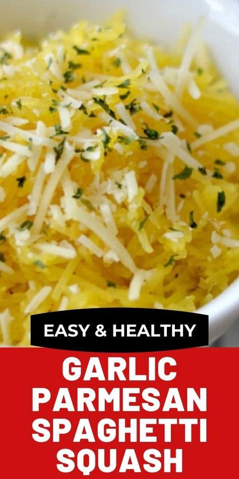 Fish Spaghetti, Low Calorie Spaghetti, Garlic Parmesan Spaghetti, Garlic Spaghetti Squash, Garlic Parmesan Spaghetti Squash, Healthy Squash Recipes, Parmesan Spaghetti Squash, Spaghetti Squash Recipes Easy, Side Dishes For Salmon