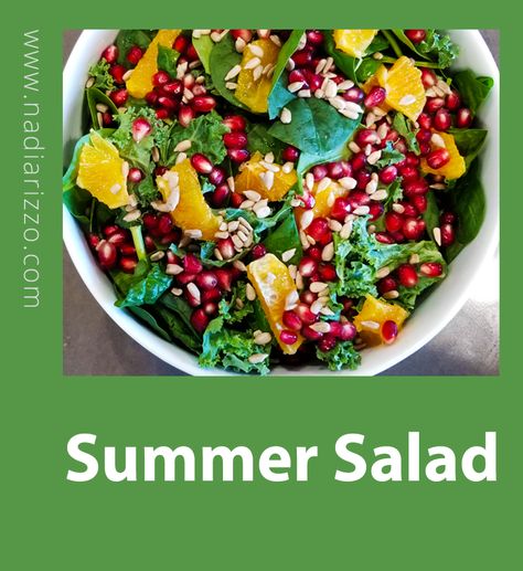 {Recipe} Easy Summer Salad: My personal favourite! #recipe #salad Easy Summer Salad, Recipe Salad, Lemon Olive Oil, Summer Salad Recipes, Bbc Good Food Recipes, Summer Salad, Summer Refreshments, Easy Summer, Summer Salads