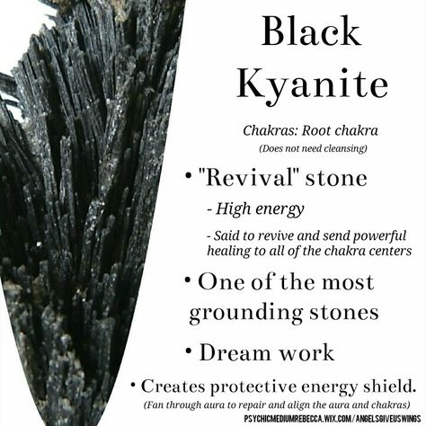 Black Kyanite crystal meaning Kyanite Crystal Meaning, Learn Numerology, Black Kyanite, Kyanite Crystal, Crystals Healing Properties, Spiritual Crystals, Crystal Therapy, Crystal Healing Stones, Crystal Magic