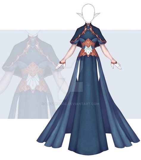 Fantasy Dress Warriors Queens, Outfit Auction, Adoptable Outfit, Draw Your Character, Goddess Outfit, Art Outfits, Drawing Anime Clothes, Dress Drawing, Dress Sketches