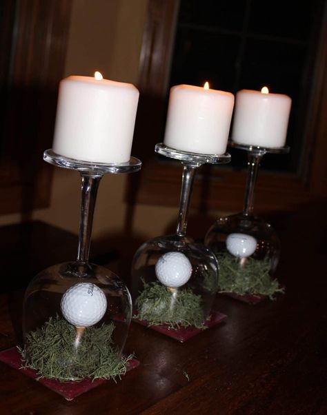 Golf Themed Table Decorations, Golf Grooms Table, Golf Table Decorations, Golf Centerpieces, Table Decor Centerpieces, Golf Theme Party, Grooms Table, Golf Party Decorations, Golf Wedding