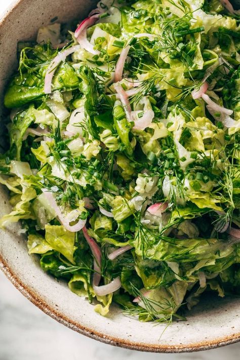 Bistro Salad - bitter herb recipes for the Passover meal | Land of Honey Bitter Salad, Passover Dinner Ideas, Biblical Food, Bistro Salad, Passover Dinner, Passover Meal, Braised Greens, Biblical Feasts, Endive Salad