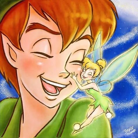 Peter Pan Tattoo, Tinkerbell Pictures, Peter Pan Art, Peter Pan 1953, Greek Goddess Art, Peter Pan Tinkerbell, Disney Best Friends, Easy Disney Drawings, Peter Pan Disney