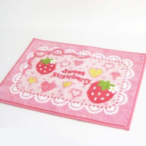 Mother Garden Strawberry, My Melody Cute, Garden Strawberry, Rooms Decoration, Mother Garden, Kawaii Bedroom, Strawberry Garden, Cute Furniture, Pink Bedrooms