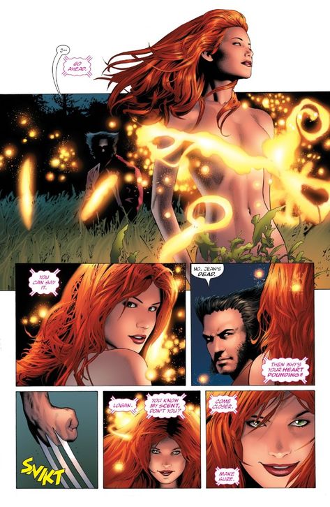 Wolverine And Jean Grey, Wolverine And Jean, Eren And Annie, Marvel Jean Grey, Aaliyah Pictures, Jean Grey Phoenix, Dark Pop, Marvel Xmen, Comic Layout