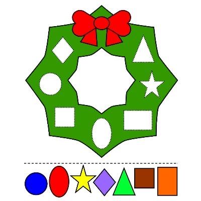 Holidays Preschool Activities, Christmas Learning, Preschool Christmas Activities, Christmas Worksheets, Shapes Preschool, Preschool Christmas Crafts, Christmas And Winter, Daycare Activities, Christmas School