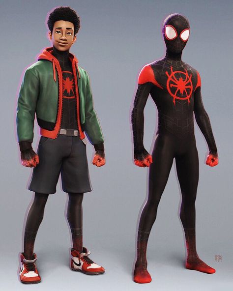 Miles Morales Outfit, Miles Morales Costume, Spiderman Fanart, Spiderman Miles, Miles Spiderman, Spiderman Costume, Miles Morales Spiderman, Miles Morales, Comic Collection