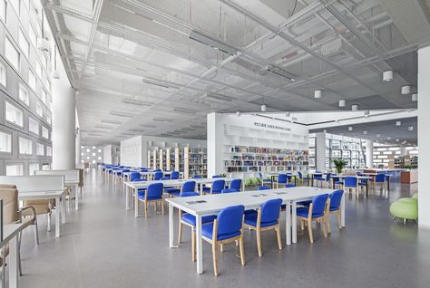 Library of South University of Science and Technology of China / Urbanus Function Hall, Activity Room, Library Architecture, University Library, Reading Area, Dream School, Public Places, Architecture Design Concept, China Design