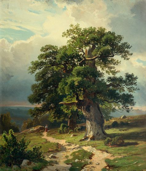 Category:Paintings by Ivan Shishkin in the Russian Museum - Wikimedia Commons Ivan Shishkin, Oil Painting Trees, Russian Landscape, Painting Trees, Romantic Paintings, Russian Painting, Art Landscapes, Mountain Paintings, Still Life Art