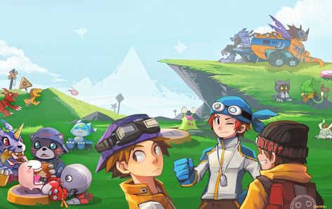 Digimon World, Ghost Games, Digimon Frontier, Randy Cunningham, Dvd Covers, Visual Diary, Digimon, 1 2 3, Cool Art