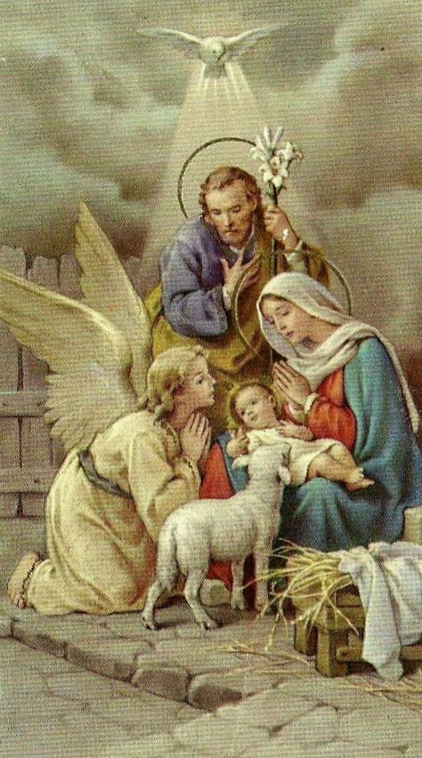 Christmas Jesus Wallpaper, Advent Catholic, Nativity Scene Pictures, Nativity Painting, Catholic Christmas, Catholic Pictures, Merry Christmas Pictures, Religious Pictures, Jesus Christ Art