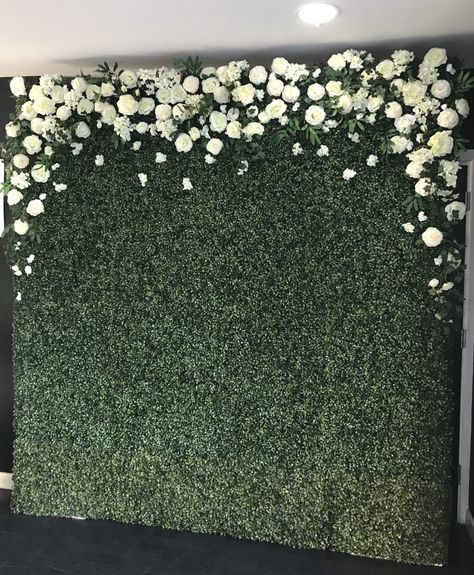 Boxwood Backdrop, Greenery Wall Decor, Wedding Photo Walls, Greenery Background, Ivy Flower, Grass Backdrops, Ivy Wall, Greenery Wall, Flower Walls