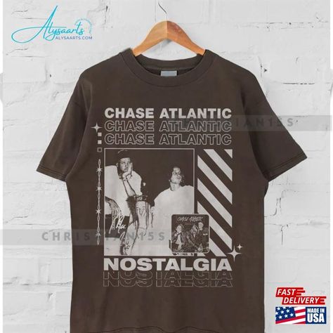 Chase Atlantic Nostalgia Album Shirt World Tour 2023 T-Shirt Unisex Check more at https://alysaarts.com/product/chase-atlantic-nostalgia-album-shirt-world-tour-2023-t-shirt-unisex/ Chase Atlantic Hoodie, Chase Atlantic Nostalgia, Chase Atlantic Shirt, Chase Atlantic, Dream Clothes, World Tour, Thrift Store, Hoodie Shirt, Sweatshirts Hoodie