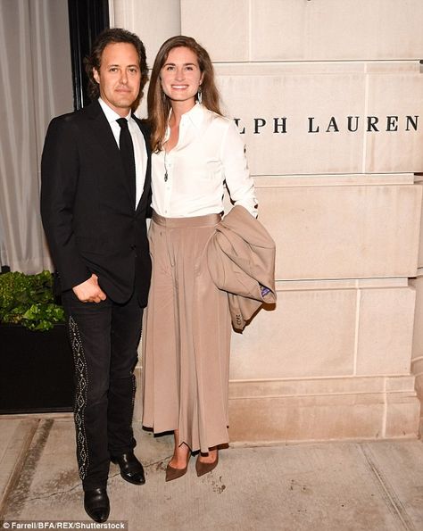 Night out! Lauren Bush Lauren and her husband David donned Western-inspired look… Lauren Bush Lauren, Lauren Bush, Anna Wintour, Jessica Alba, Red Carpet Fashion, Front Row, Red Carpet, Night Out, Ralph Lauren