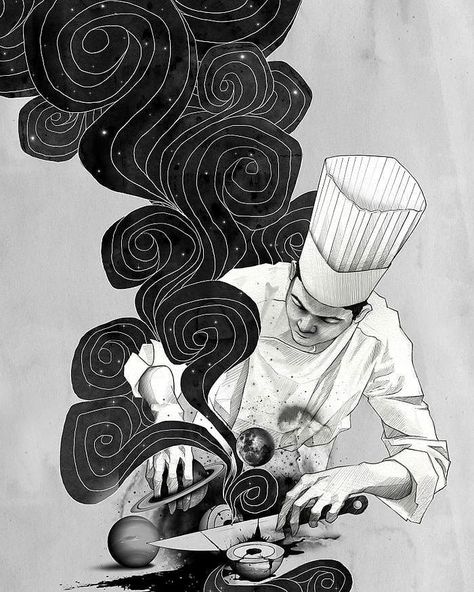 Cooking Tattoo, Culinary Tattoos, Chef Tattoo, Chef Art, Food Tattoos, Chef Logo, Desenho Tattoo, A Chef, Image Hd