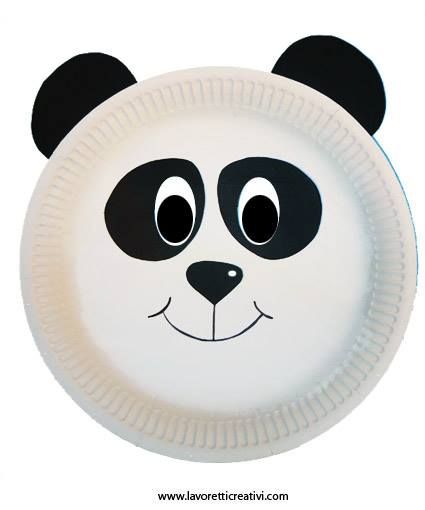 u Birthday Party Paper Decorations, Paper Plate Art, Zoo Animal Crafts, Panda Craft, Easter Paper Crafts, Animal Plates, Baby Art Projects, Spring Crafts For Kids, Hand Crafts For Kids