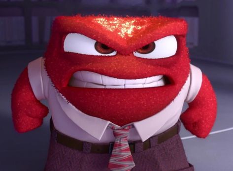 Anger is a major character in the 2015 Disney•Pixar animated feature film, Inside Out. He is one of the five emotions inside the mind of Riley Andersen that makes Riley feel angry whenever she needs to. 1 Background 1.1 Official Description 1.2 Physical appearance 2 Appearances 2.1 Inside Out 2.2 Riley's First Date? 3 Video games 3.1 Disney Infinity 3.0 4 Disney Parks 5 Gallery 6 Trivia 7 External links Anger feels very passionately about making sure things are fair for Riley. He has a fiery spi Anger From Inside Out, Anger Inside Out, Inside Out Anger, Inside Out Emotions, Angry Person, Mbti Test, Angry Dog, Disney Wiki, Disney Inside Out